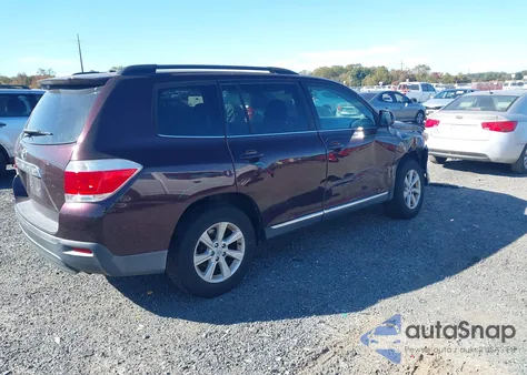 2012 Toyota Highlander from USA, damaged, VIN 5TDZA3EH8CS018588